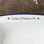Personalised Chicken And Mushroom Pie Dish, thumbnail 2 of 6