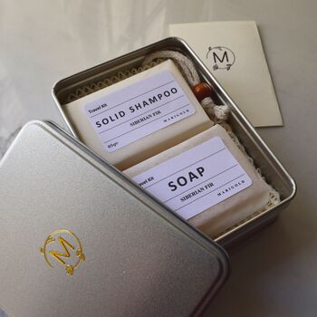 Mens Ecofriendly Luxury Travel Gift Set, 2 of 5