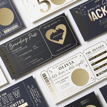 Scratch Reveal Boarding Pass Gift Voucher, 9 of 9
