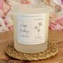 Birth Flower Gift Personalised Birthday Candle, thumbnail 1 of 7