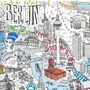 Berlin Illustrated Map Print, thumbnail 3 of 5