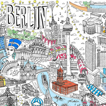 Berlin Illustrated Map Print, 3 of 5