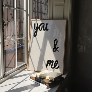 You And Me New Home Wall Art Print, 6 of 8