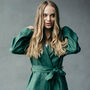 Women's Linen Summer Jacket With Hood, thumbnail 4 of 13