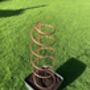 Spiral Copper Plant Pot Trellis, thumbnail 8 of 8