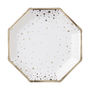 Gold Star Foiled Paper Party Plates, thumbnail 2 of 3