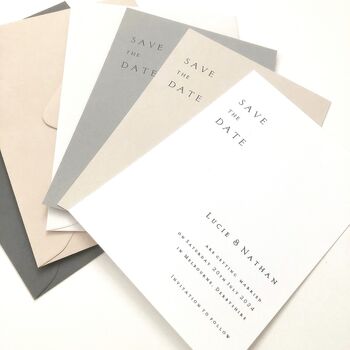 The Minimalist Save The Date Cards, 7 of 10