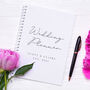Personalised Simple Classic Wedding Planner, thumbnail 1 of 3