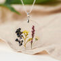 Wildflower Sterling Silver Necklace, thumbnail 1 of 3