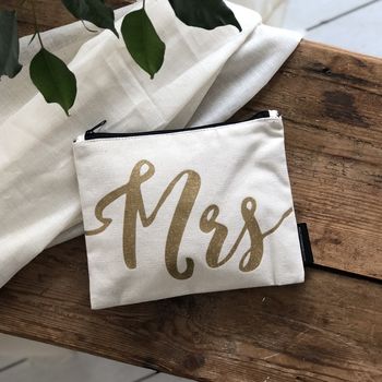 Mrs Wedding Bag For Make Up, 5 of 6