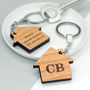 Set Of Two Personalised New Home Keyrings, thumbnail 2 of 3