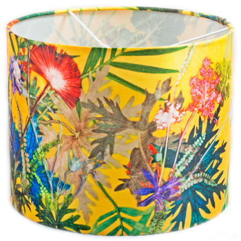 Bright Tropical Pattern Lampshade In Table Or Pendant, 3 of 4
