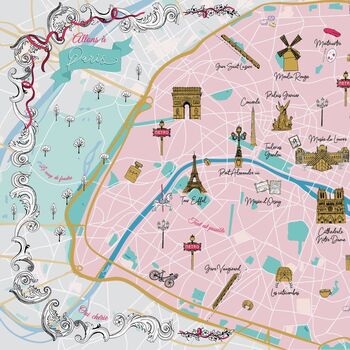 Paris Map Scarf By Lisa Angel | notonthehighstreet.com