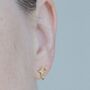 60th Birthday Star Earrings In Colours: Gold, Silver, Rose Gold, thumbnail 9 of 12
