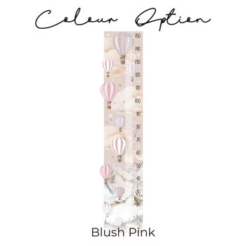 Hot Air Balloon Height Bar Sticker, 4 of 5