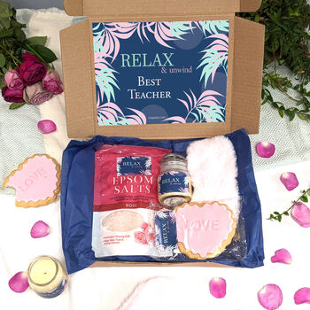 Personalised Relax And Unwind Spa Pamper Hamper, 4 of 6