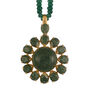 Green Onxy Gold Plated Statement Pendant, thumbnail 4 of 4