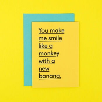 'You Make Me Smile' Funny Mother's Day Card, 2 of 4