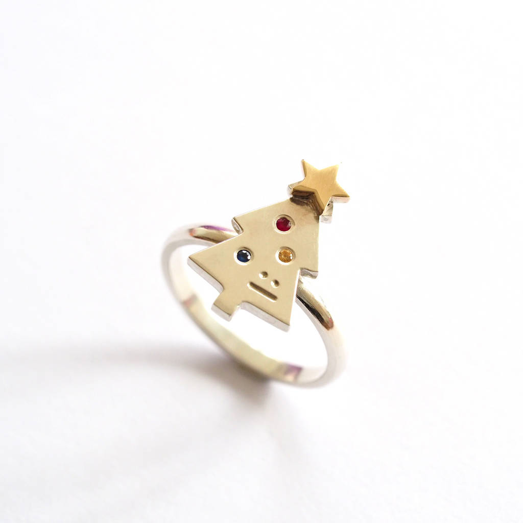 christmas tree ring by rock cakes