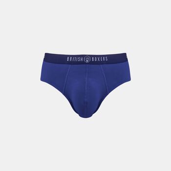 Men's 'Maritime' Four Pack Bamboo Briefs, 2 of 8