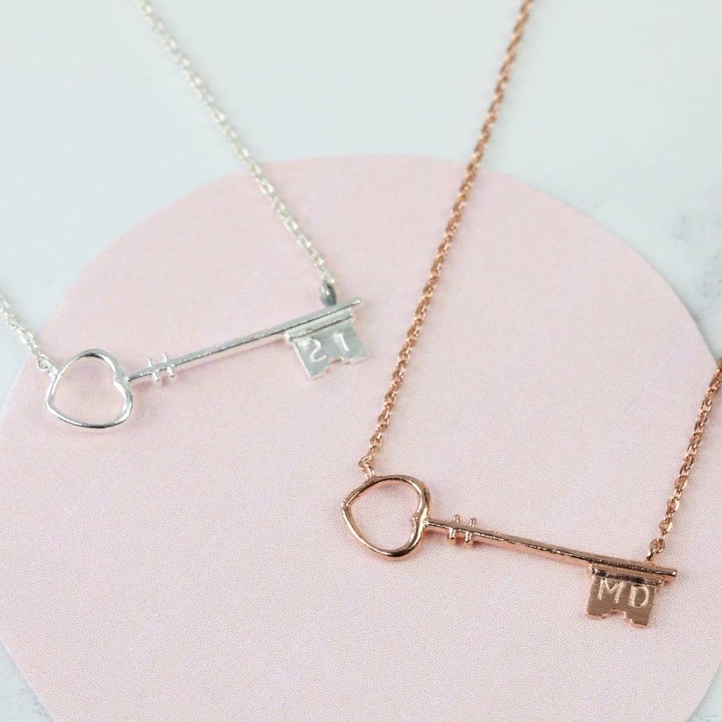 Personalised Key Necklace By Lisa Angel | notonthehighstreet.com