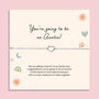 Silver Plated 'You're Going To Be An Auntie' Bracelet Gift, thumbnail 1 of 7