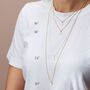 Birthstone Open Flow Pendant Necklace, thumbnail 10 of 12