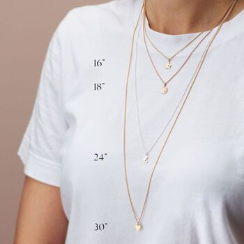 Birthstone Open Flow Pendant Necklace, 10 of 12