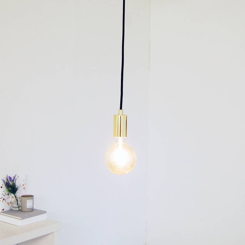 Gold Pendant Light 