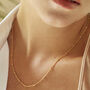 Bead Chain Necklace In 18ct Gold Vermeil Plate, thumbnail 1 of 3