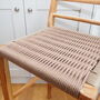 Wooden Bar Stool With Macrame Seat, thumbnail 7 of 7