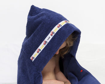 Children's Personalised Hooded Towel | Up To 13yrs, 9 of 12