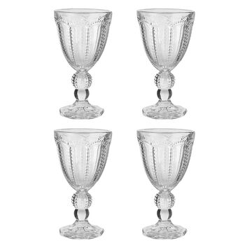 Set Of Four Bella Perle Glass Goblets, 2 of 7