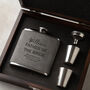 Personalised Father Of The Bride Hip Flask Gift Set, thumbnail 1 of 7