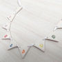 Mini Personalised Bunting Gift For Babies, thumbnail 5 of 6