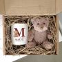 New Baby Teddy Bear Gift Hamper Money Box, thumbnail 3 of 6