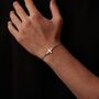 Personalised Cross Bracelet Silver, For Men And Women, Adjustable, thumbnail 4 of 10