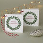 Christmas Gift Tags With Holly And Ivy Wreath, thumbnail 4 of 4