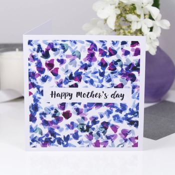'Happy Mother's Day' Petals Pattern Card, 2 of 3