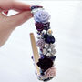 Purple And Silver Jewelled Headband, thumbnail 2 of 4