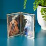 Recycled Glass Folded Photo Frame, thumbnail 6 of 12