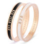 Rose Gold Personalised Bracelet Names Dates Initials, thumbnail 6 of 8