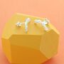 Star Climber Zircon Studs, thumbnail 1 of 2