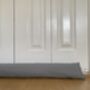 Grey Waterproof Orla Draught Excluder Cushion, thumbnail 2 of 6