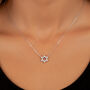 Gold Or Silver Women's Dainty Star Of David Pendant Necklace, Celestial Jewellery Gift For Her, thumbnail 6 of 6