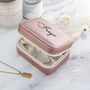 Personalised Pink Travel Jewellery Case, thumbnail 6 of 10