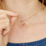 Rose Gold Plated Mother, Daughter And Grandson Link Necklace, thumbnail 3 of 4