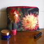 Dahlia Velvet Makeup And Travel Pouch | Great Gift For Mum, thumbnail 2 of 11