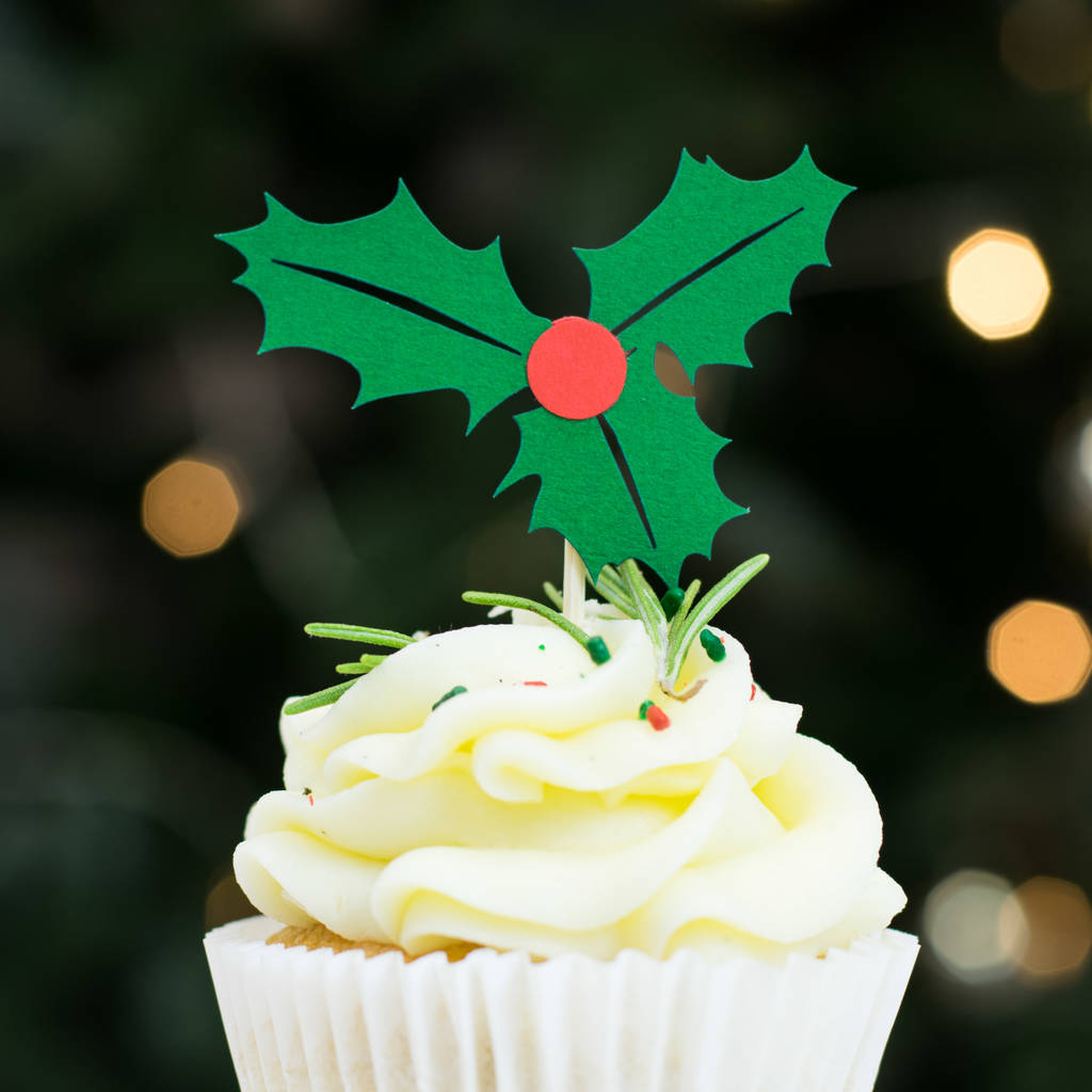 Christmas Cupcake Toppers By Rosie And The Boys