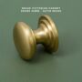 Solid Brass Victorian Cabinet Knobs And Round Cup Pulls, thumbnail 5 of 8